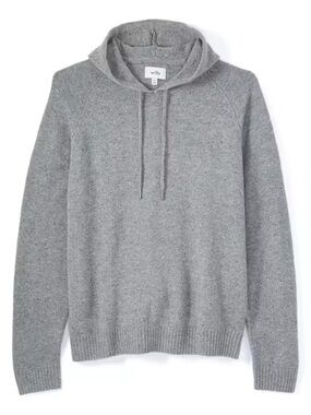 Huckberry Gray Hooded Men's Sweater